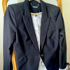 WHBM Black Editor Blazer